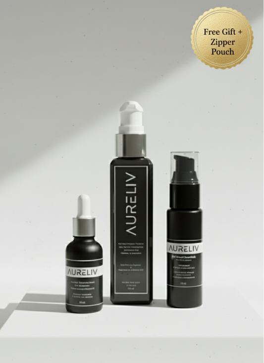 AURELIV Radiance Ritual Kit – Complete 3-Step Skincare System